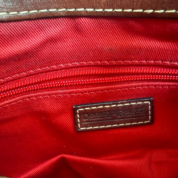 Dooney & Bourke Brown Heart Shoulder Bag - Picture 6 of 9